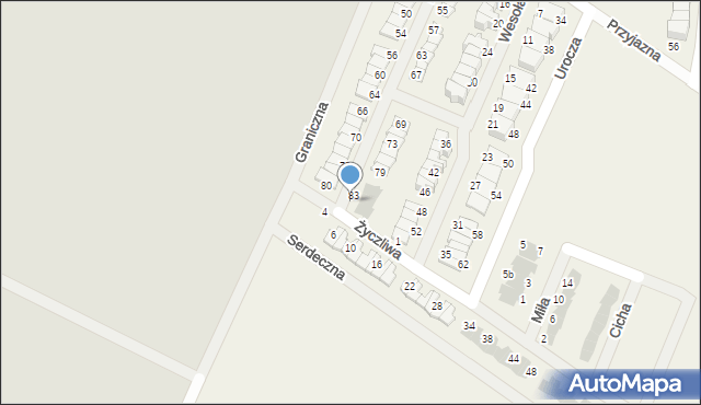 Wilczyce, Radosna, 85, mapa Wilczyce