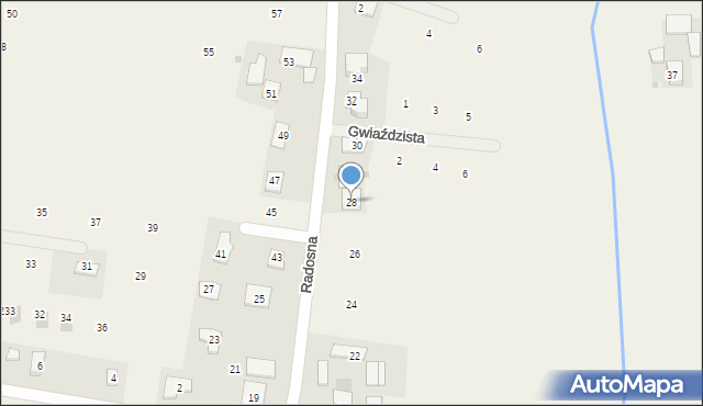 Wilków, Radosna, 28, mapa Wilków