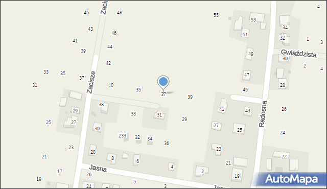 Wilków, Radosna, 37, mapa Wilków