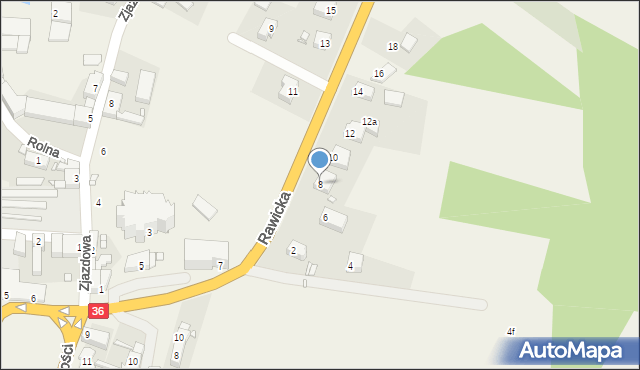 Wińsko, Rawicka, 8, mapa Wińsko