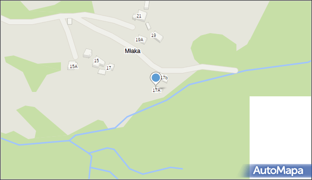 Wisła, Rastoki, 17A, mapa Wisła