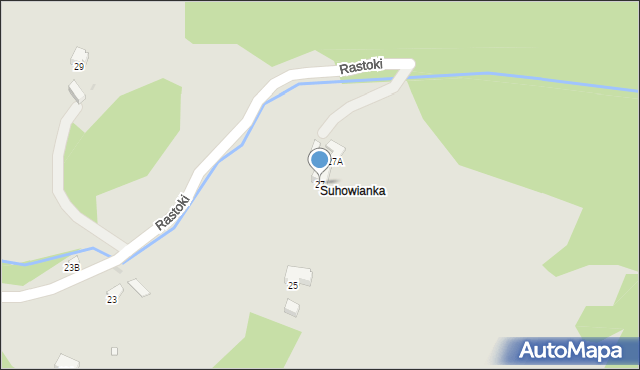 Wisła, Rastoki, 27, mapa Wisła