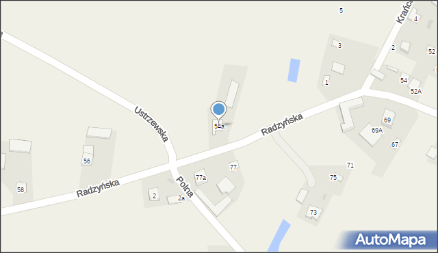 Wohyń, Radzyńska, 54a, mapa Wohyń