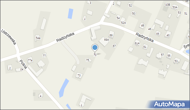 Wohyń, Radzyńska, 71, mapa Wohyń