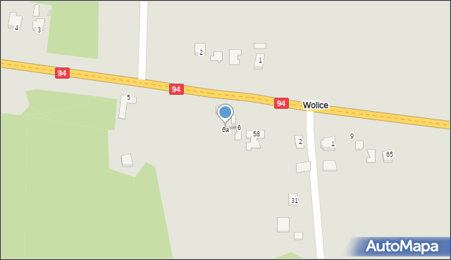 Wojnicz, Ratnawy, 6a, mapa Wojnicz