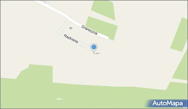 Wola Kopcowa, Radosna, 8, mapa Wola Kopcowa