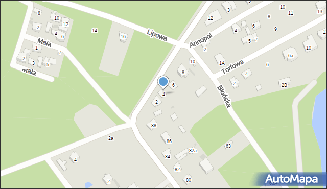 Wołomin, Radzymińska, 4, mapa Wołomin