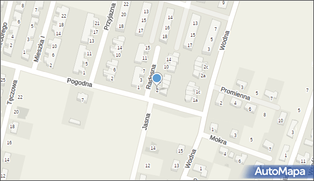 Wróblowice, Radosna, 2, mapa Wróblowice