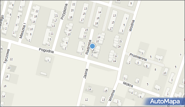 Wróblowice, Radosna, 4, mapa Wróblowice