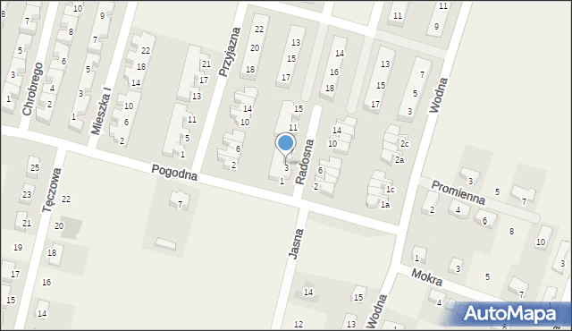 Wróblowice, Radosna, 5, mapa Wróblowice