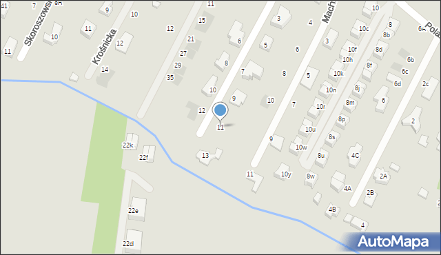 Wrocław, Raszowska, 11, mapa Wrocławia