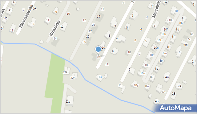 Wrocław, Raszowska, 12, mapa Wrocławia