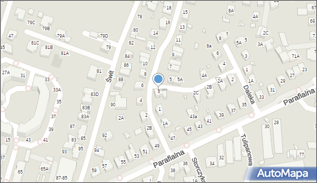 Wrocław, Radarowa, 3, mapa Wrocławia