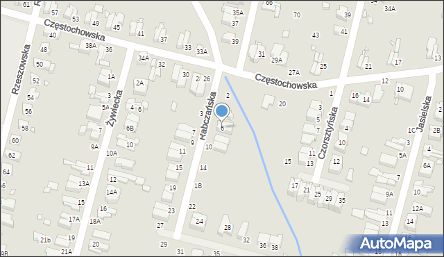 Wrocław, Rabczańska, 6, mapa Wrocławia