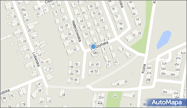 Wrocław, Radzyńska, 27, mapa Wrocławia