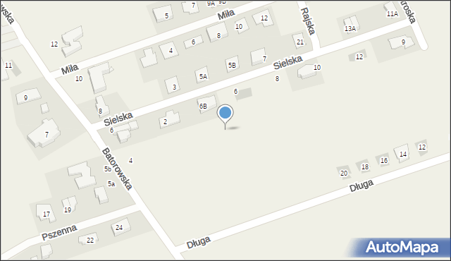 Wysogotowo, Rajska, 11, mapa Wysogotowo