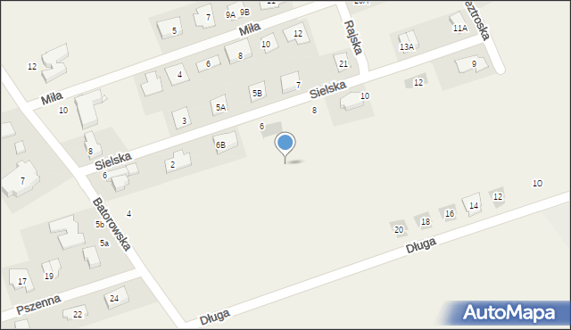 Wysogotowo, Rajska, 13, mapa Wysogotowo