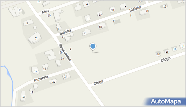 Wysogotowo, Rajska, 5, mapa Wysogotowo