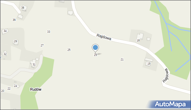 Zamarski, Rajdowa, 23, mapa Zamarski