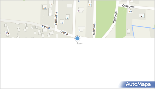 Żanęcin, Rajska, 20, mapa Żanęcin