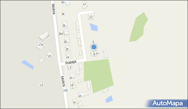 Zawady, Rataja Macieja, 4, mapa Zawady
