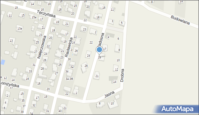 Zduny, Radosna, 19, mapa Zduny