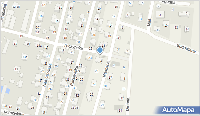 Zduny, Radosna, 20, mapa Zduny