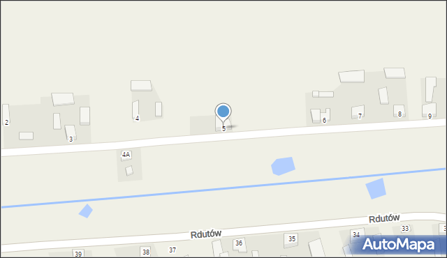 Rdutów, Rdutów, 5, mapa Rdutów