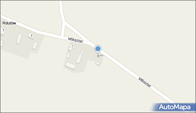 Rdutów, Rdutów, 8, mapa Rdutów