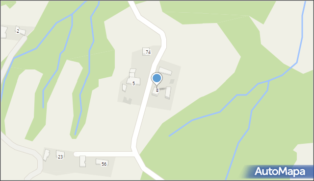 Rdzawa, Rdzawa, 4, mapa Rdzawa