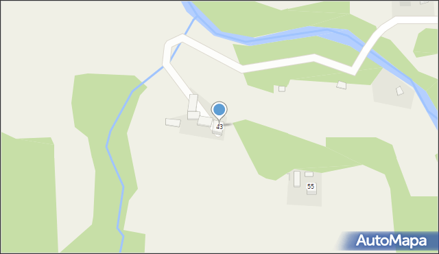 Rdzawa, Rdzawa, 43, mapa Rdzawa