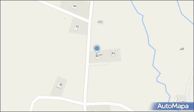 Rdzawa, Rdzawa, 82, mapa Rdzawa