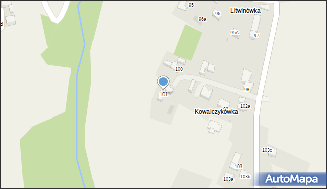 Rdzawka, Rdzawka, 101, mapa Rdzawka