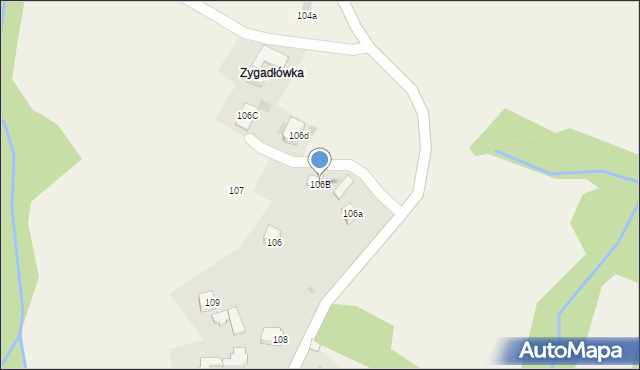 Rdzawka, Rdzawka, 106B, mapa Rdzawka