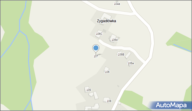 Rdzawka, Rdzawka, 107, mapa Rdzawka