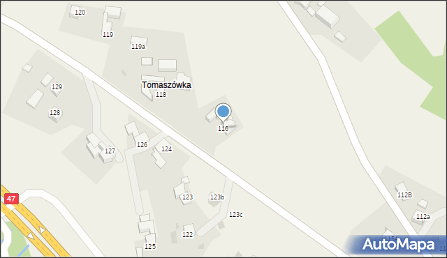 Rdzawka, Rdzawka, 116, mapa Rdzawka