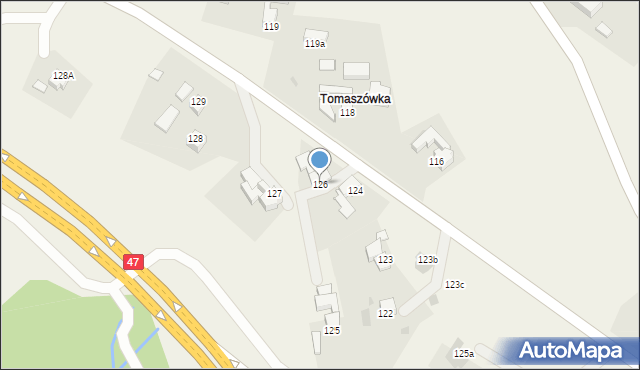 Rdzawka, Rdzawka, 126, mapa Rdzawka