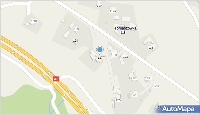 Rdzawka, Rdzawka, 127, mapa Rdzawka