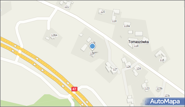 Rdzawka, Rdzawka, 128, mapa Rdzawka