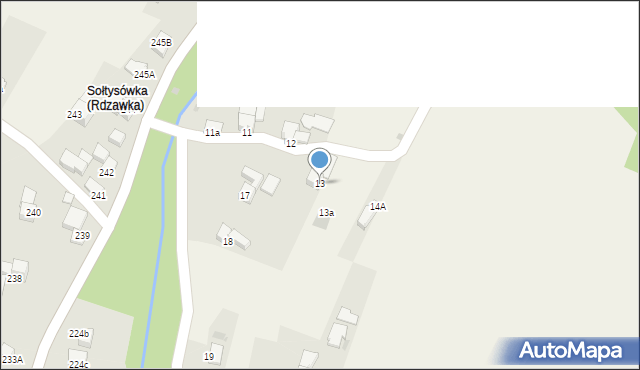 Rdzawka, Rdzawka, 13, mapa Rdzawka