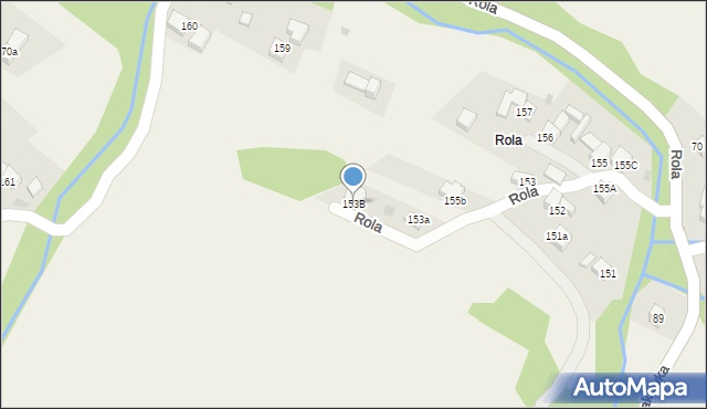 Rdzawka, Rdzawka, 153B, mapa Rdzawka