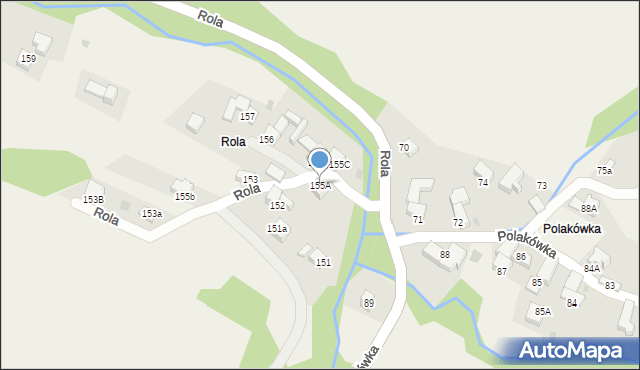 Rdzawka, Rdzawka, 155A, mapa Rdzawka
