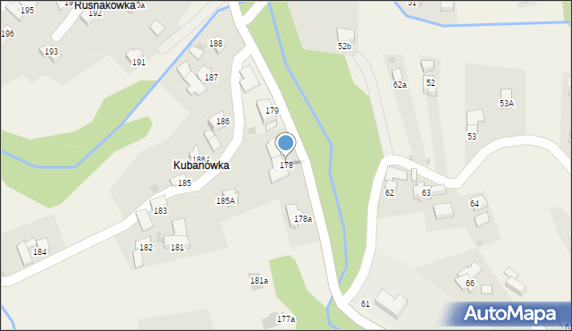 Rdzawka, Rdzawka, 178, mapa Rdzawka