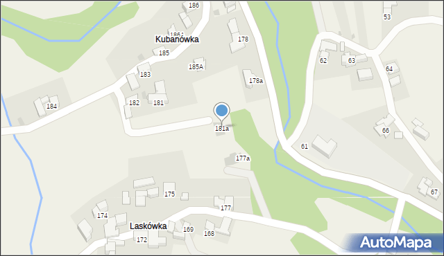 Rdzawka, Rdzawka, 181a, mapa Rdzawka