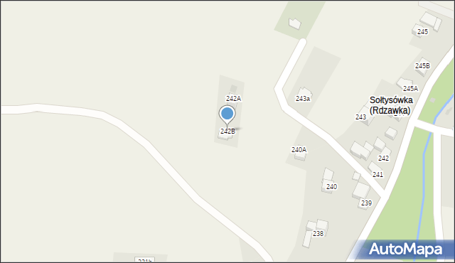 Rdzawka, Rdzawka, 242B, mapa Rdzawka