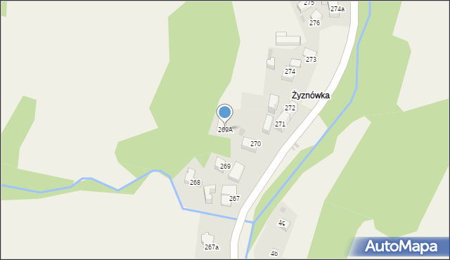 Rdzawka, Rdzawka, 269A, mapa Rdzawka