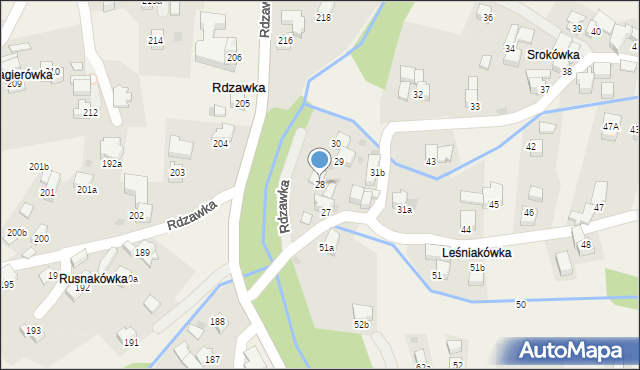 Rdzawka, Rdzawka, 28, mapa Rdzawka