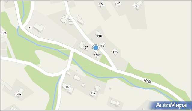 Rdzawka, Rdzawka, 286, mapa Rdzawka