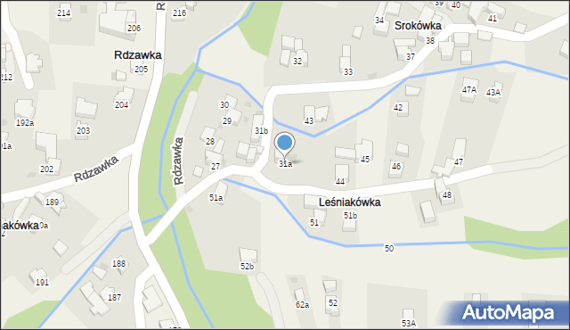 Rdzawka, Rdzawka, 31a, mapa Rdzawka