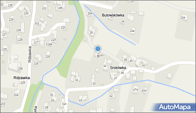 Rdzawka, Rdzawka, 36, mapa Rdzawka